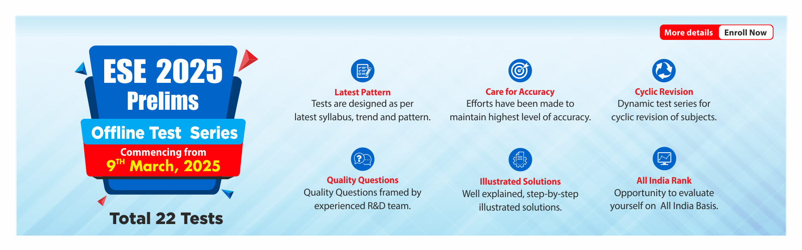 ESE 2025 Prelims Classroom Test Series