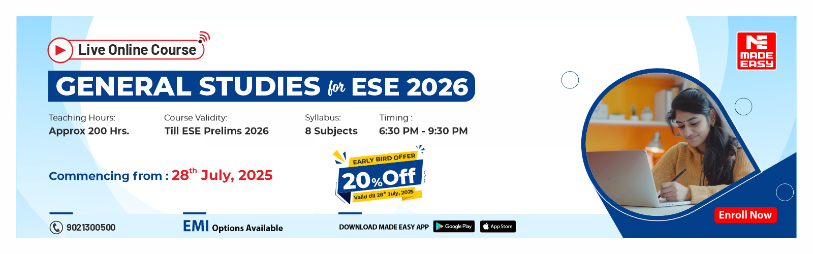 Live-Online ESE 2026 GS (8 Subjects)