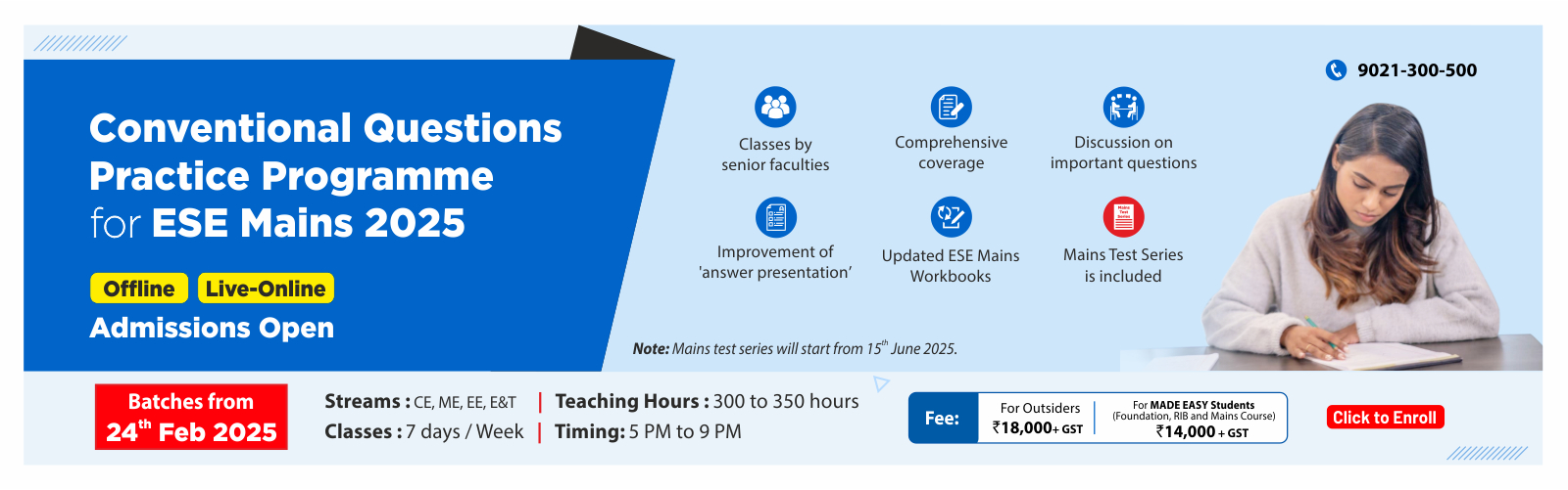 ESE 2025 Mains Course